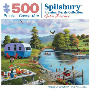 Fishing On The River Jigsaw Puzzle