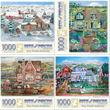 Set of 4 Diana Schmidt Jigsaw Puzzles
