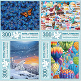 Set of 4 Challenging Jigsaw Puzzles