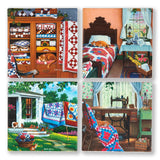Cats & Quilts Coaster set of 4